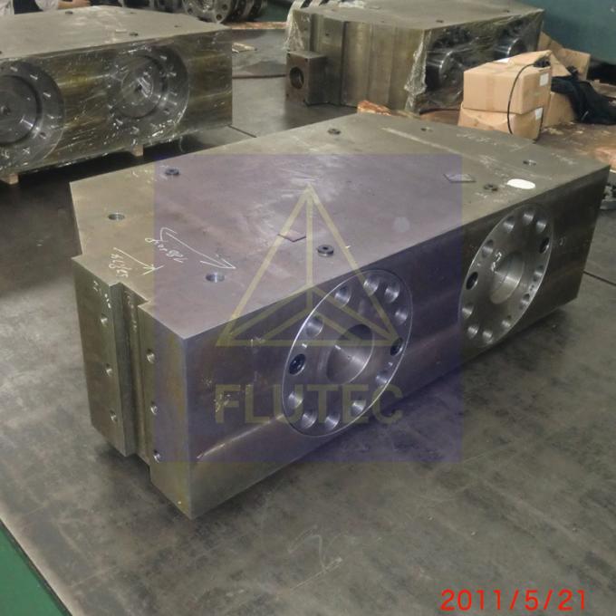 Flutec Cylinder de bloco hidráulico feito sob medida para fábrica de aço 0