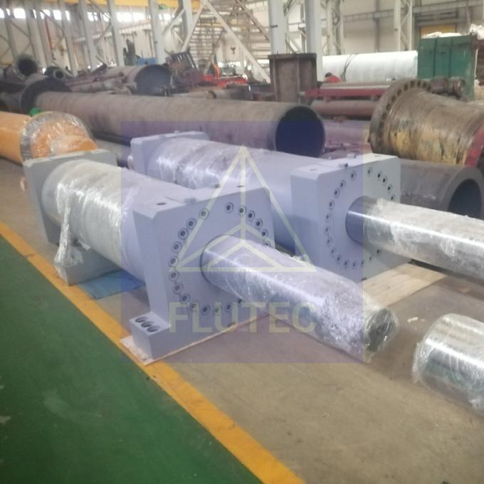 Acero carbono cilindros hidráulicos personalizados de dupla ação para a indústria siderúrgica 0