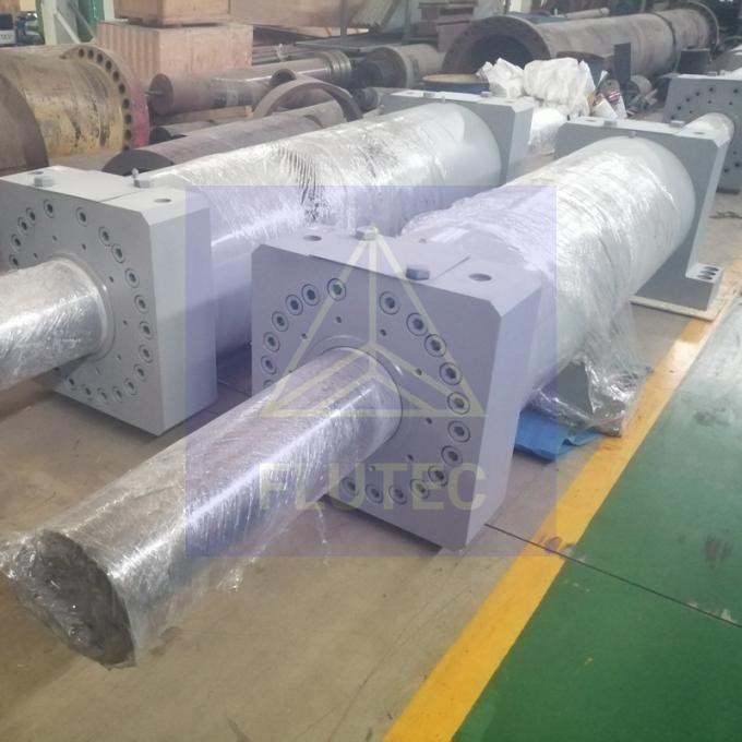 Acero carbono cilindros hidráulicos personalizados de dupla ação para a indústria siderúrgica 2