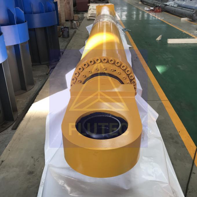 Acero de carbono cilindro hidráulico de engenharia de dupla ação certificado ISO9001 1
