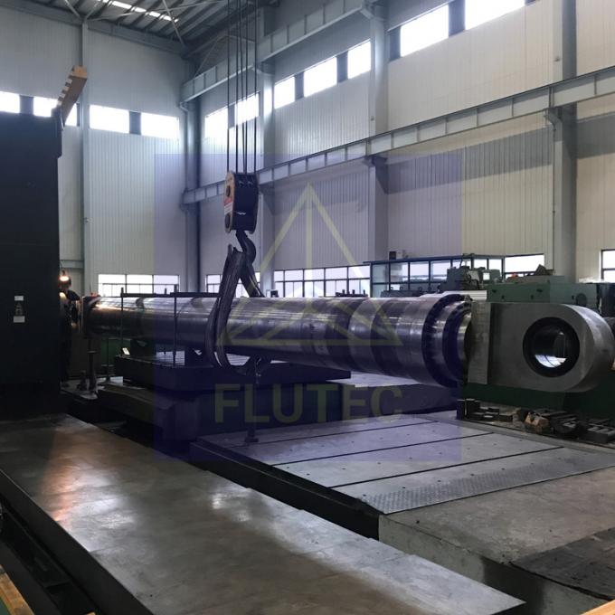 Acero de carbono cilindro hidráulico de engenharia de dupla ação certificado ISO9001 4