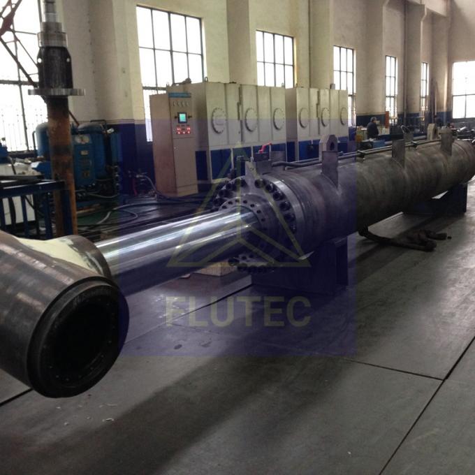 SGS cilindro hidráulico de longo curso de dupla ação Material de aço carbono marinho 2