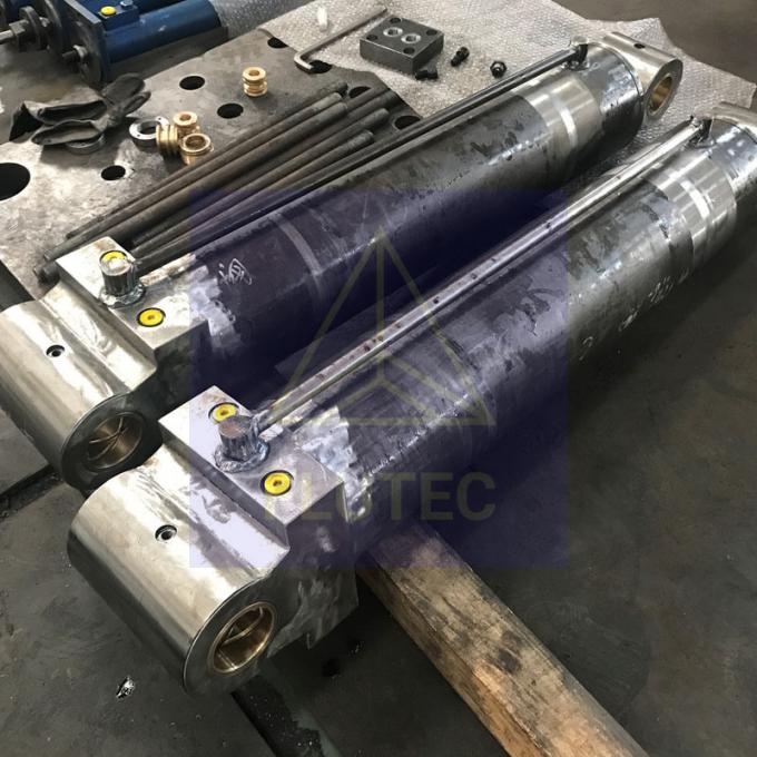Pressão de ensaio 100% cilindro hidráulico para dragagem marítima 0