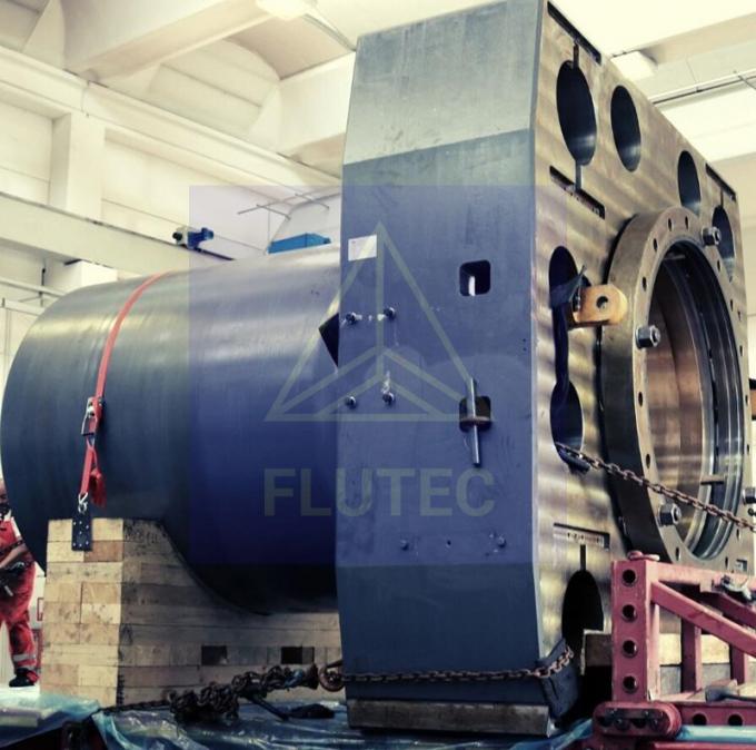 cilindro hidráulico de grande dilatação de alta pressão para máquina de extrusão de 5000 toneladas 1