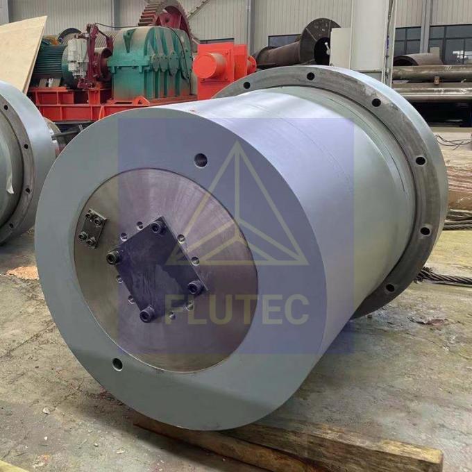100% de ensaio de pressão 1500ton Press cilindro hidráulico grande furo 2