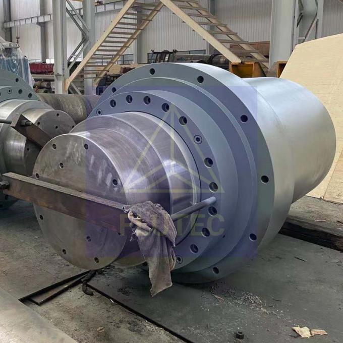 100% de ensaio de pressão 1500ton Press cilindro hidráulico grande furo 1