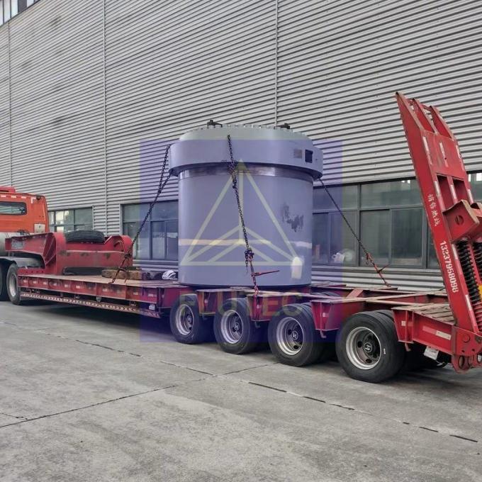 Tailer fez cilindro hidráulico de grande dilatação cilindro de teste de 8000 toneladas 0