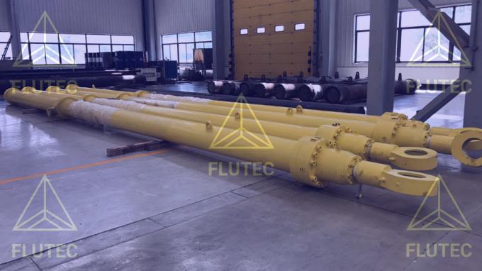 Estação hidroeléctrica cilindro hidráulico para porta de barragem Tipo de pistão 1