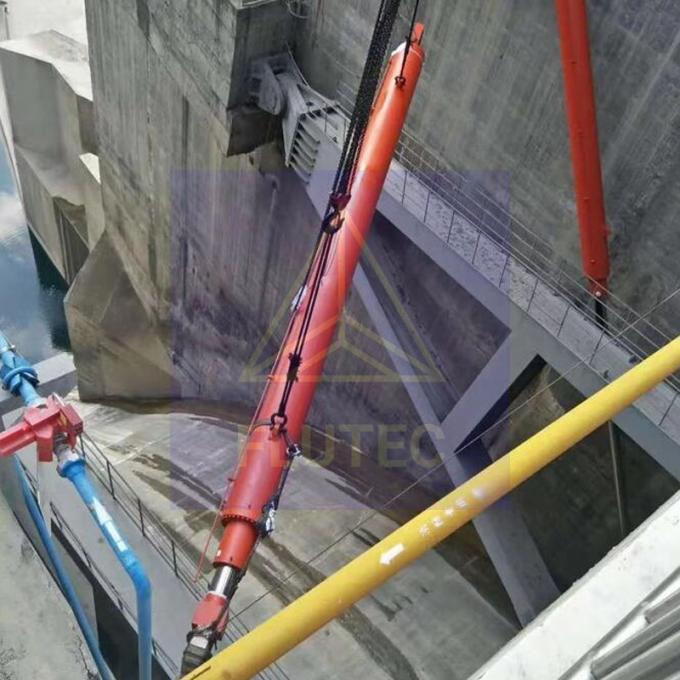 100% de ensaio de pressão do cilindro da porta da barragem da central hidrelétrica para a imprensa hidráulica 4