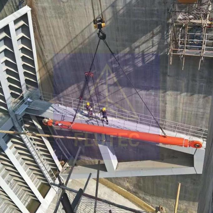 100% de ensaio de pressão do cilindro da porta da barragem da central hidrelétrica para a imprensa hidráulica 5