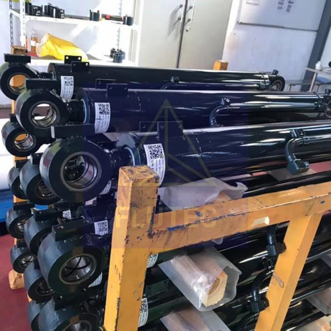 Equipamento móvel cilindro hidráulico de aço carbono de dupla ação tipo de pistão 0
