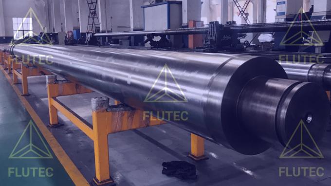 Ferro cilindro hidráulico pistão bastão de usinagem CNC personalização disponível 2