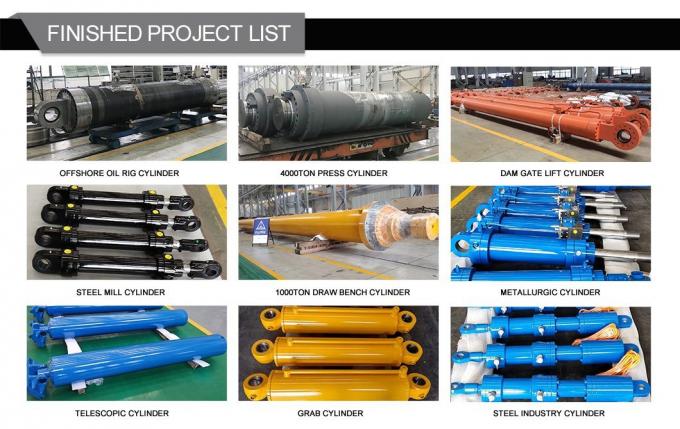 FACRORY Direct Custom Hydraulic Cylinders com Sensor de Transdutor 7