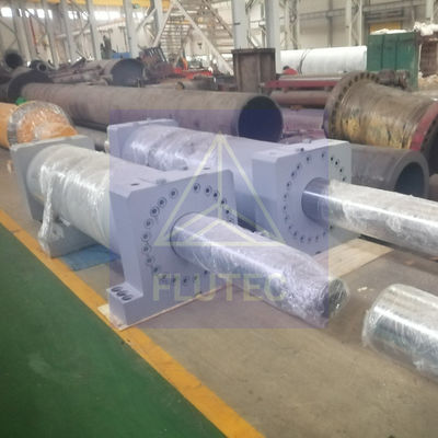 Acero carbono cilindros hidráulicos personalizados de dupla ação para a indústria siderúrgica