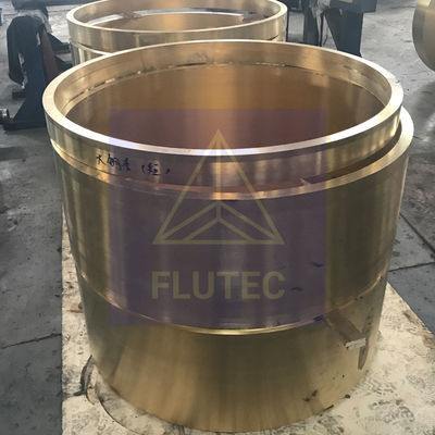 Processamento CNC Custom Bronce Bushing Polido Para cilindro de prensagem hidráulica