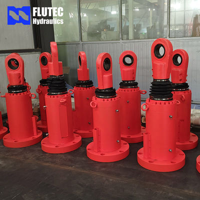 Cylindros hidráulicos industriais de engenharia pesada personalizados Várias opções de diâmetro de furo e haste